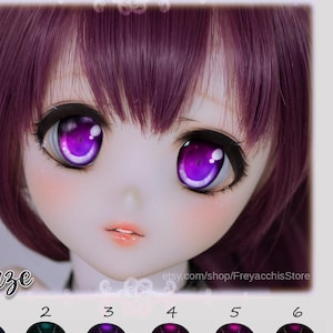 Freyacchi Animetic eyes - Dollfie Dream, Smart doll, BJD ( 14-24mm ) - Haze