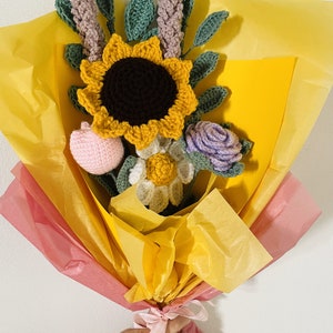 Crochet Flower Bouquet