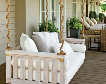 porch swing bed etsy