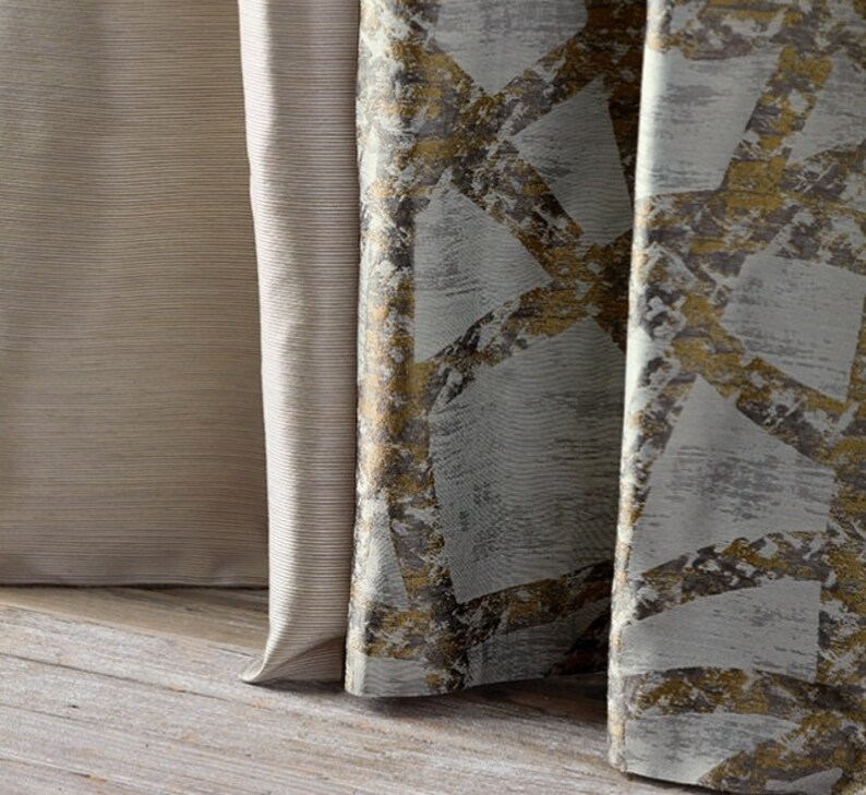 Robert Allen 14 Karat Silver Drapery Common Roots Drapes Etsy
