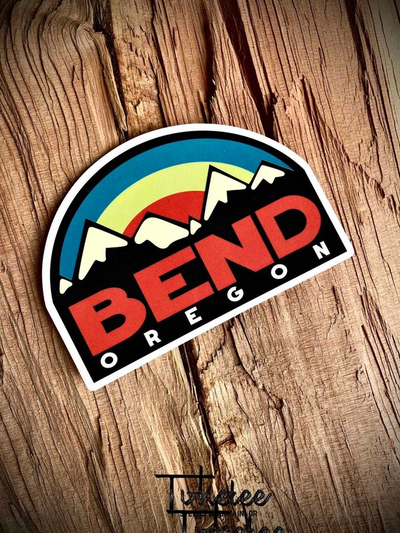 Bend Oregon Sticker FREE SHIPPING. Mount Bachelor. Ski Etsy