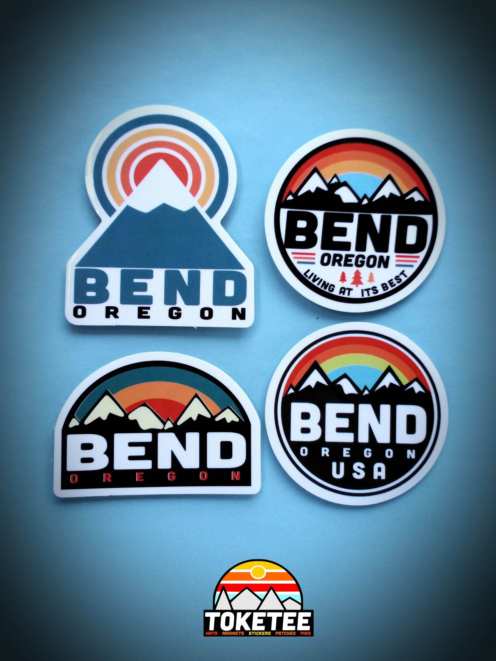 Bend Oregon Sticker Mini Mix 2 FREE SHIPPING Deschutes Etsy