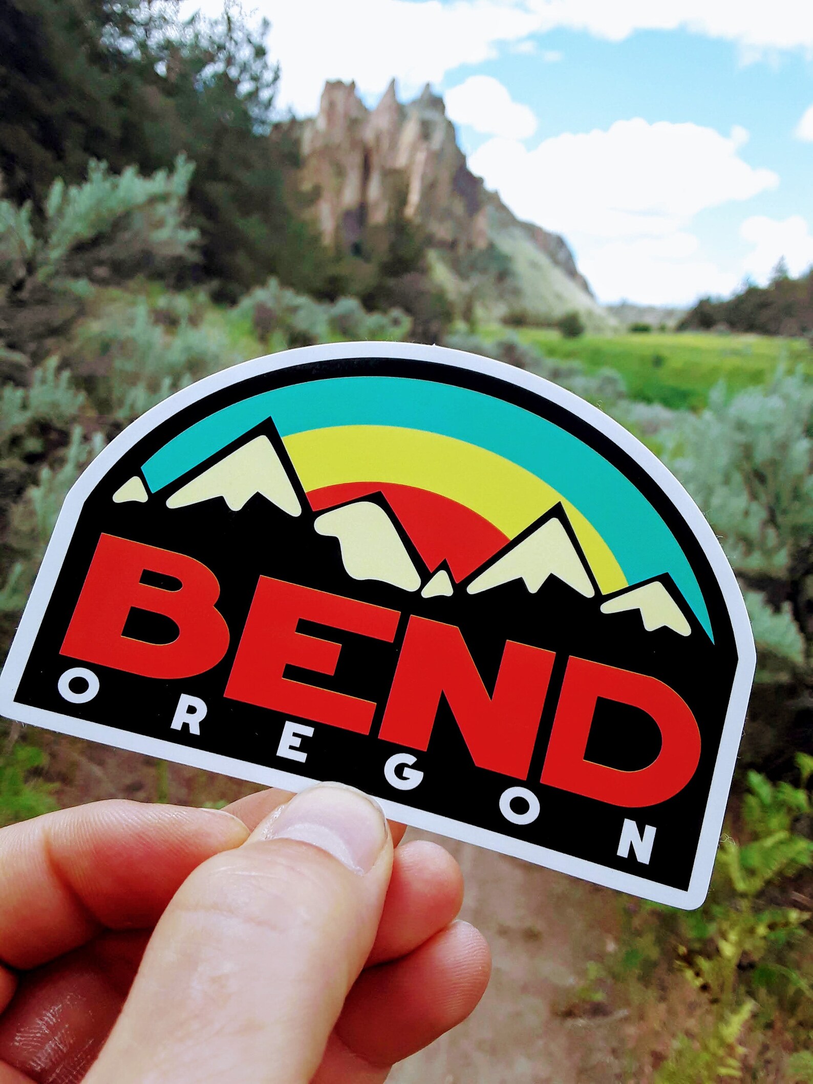 Bend Oregon Sticker FREE SHIPPING. Mount Bachelor. Ski Etsy
