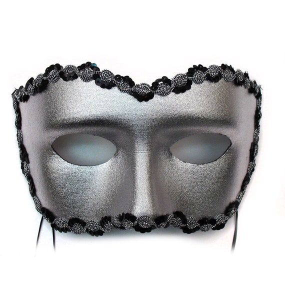 Soft Silver Masquerade Mask Soft Silver Masquerade Mask