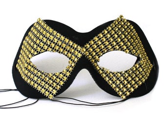 Black and Gold Masquerade Mask, Masquerade Mask for Women,  Masquerade Ball & Party Mask, Halloween Mask