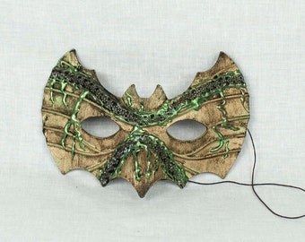 Golden Masquerade Mask, Masquerade Ball & Party Mask, Halloween Mask, Unisex Masquerade Mask, Scary Mask, Fantasy Mask, Costume Mask