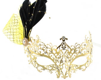6 Masques De Mascarade En Dentelle Noire - Styles Variés Pour Soirée Halloween Ou Bal