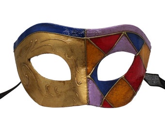 Luxury Venetian Masquerade Mask, Costume Ball Mask, Masquerade Party Mask, Italian Masquerade Mask