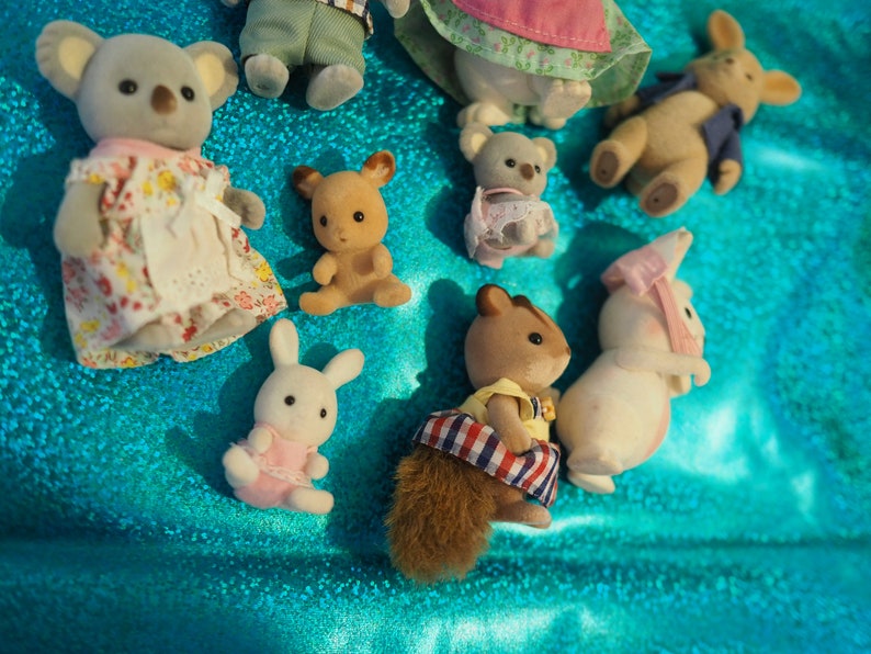 lot of animal figurines koala mouse from 2018 bunny