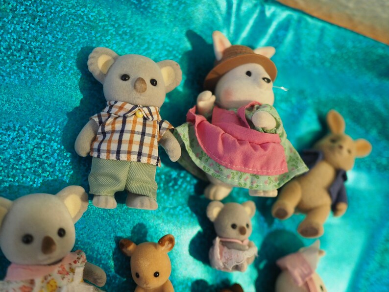 lot of animal figurines koala mouse from 2018 bunny