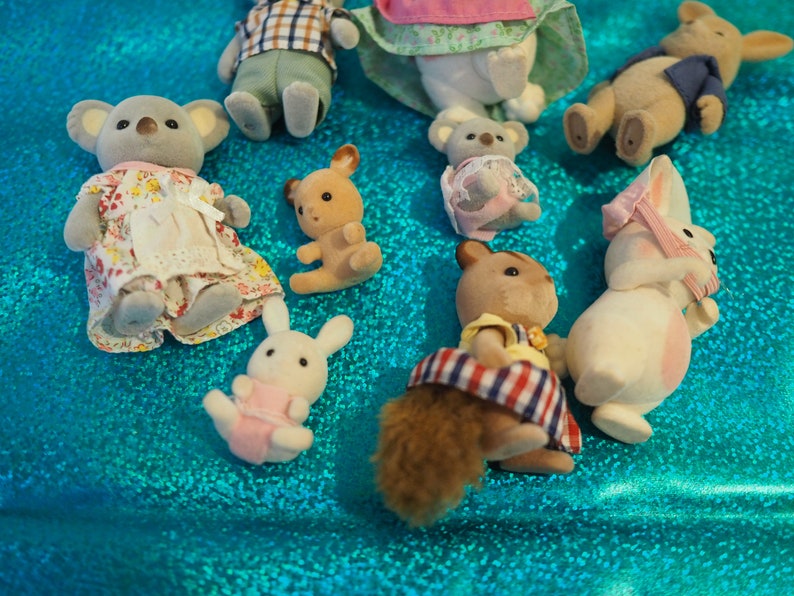 lot of animal figurines koala mouse from 2018 bunny