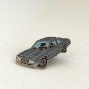 Vintage Pin Peugeot 504 Coupe Model Car Pin Blue Color Badget