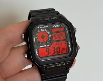Custom Casio AE-1200 Honda Racing Edition | Red Wing Motorcycle