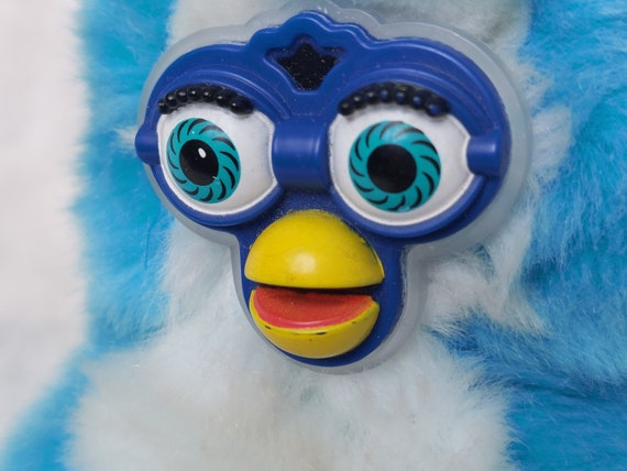Oddbody Furby Puppet Funny Gift Creepy Gift Blue Monkey OOAK Furby