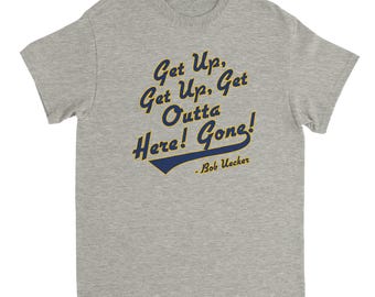Chemise Mr. Baseball Quote : T-shirt fan de Bob Uecker (plusieurs tailles)
