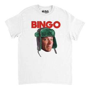 Cousin Eddie &#39;Bingo&#39; - Christmas Vacation Movie T-Shirt - Free Shipping - 15% off 2 or more items with code SAVE15