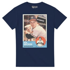 T-shirt con la carta da principiante "Mr Baseball" di Bob Uecker - Spedizione gratuita - Sconto del 15% su 2 o più magliette con il codice SAVE15