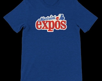 Camiseta de los Montreal Expos – Camiseta de béisbol vintage / Ropa retro de equipo de algodón suave