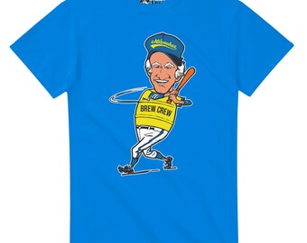 Chemise homme Bob Uecker Barrel - T-shirt de baseball Milwaukee