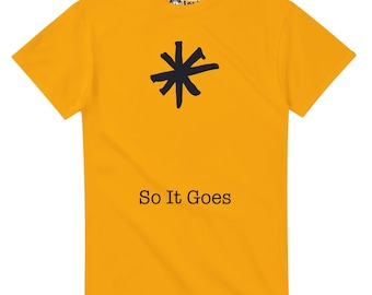 Camiseta "So It Goes" de Kurt Vonnegut - Camiseta gráfica literaria informal