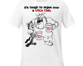 Utica Club Beer Shirt: Vintage Style Tee (Unisex Sizes)