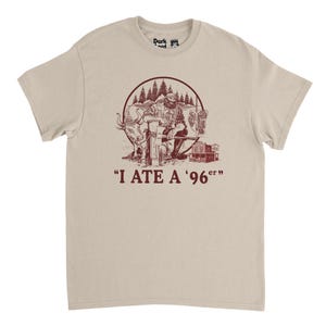 I Ate A 96er Shirt: Outdoors Movie Graphic - Casual Cotton Tee