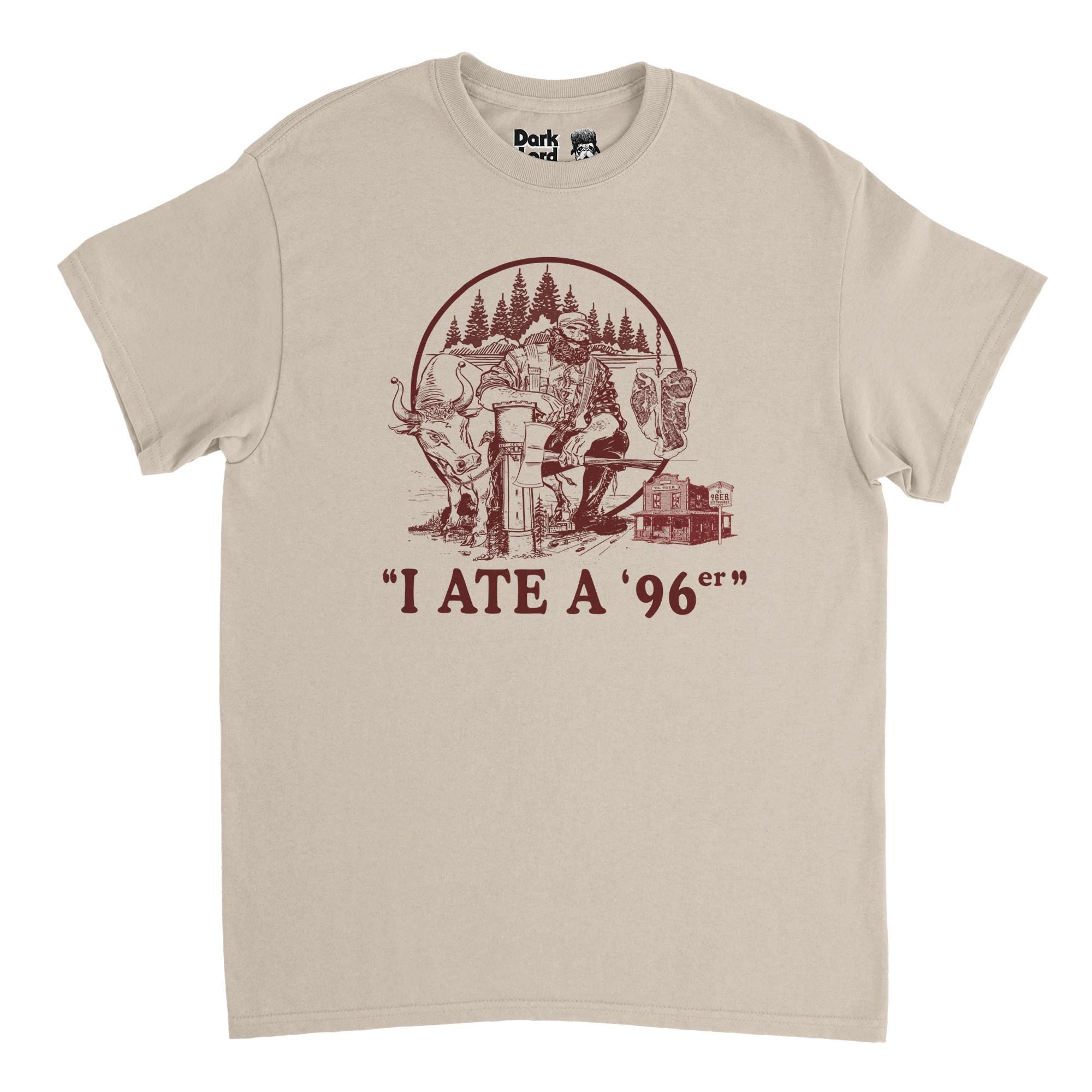 I Ate A 96er Shirt: Outdoors Movie Graphic - Casual Cotton Tee - Etsy