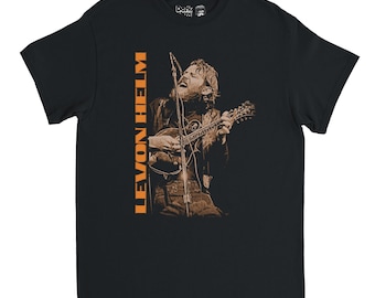 Levon Helm Tribute T-Shirt: Classic Rock Band - Soft Cotton Tee