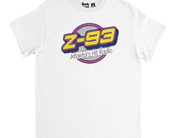 Retro Atlanta Radio T-shirt - Z-93 Vintage Logo Graphic - Etsy