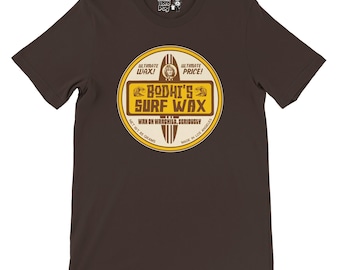 Retro Point Break Surf T-Shirt - Bohdi's Wax Movie Design
