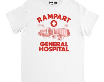 Notfall TV-Show: Rampart Krankenhaus Logo - lässiges T-Shirt