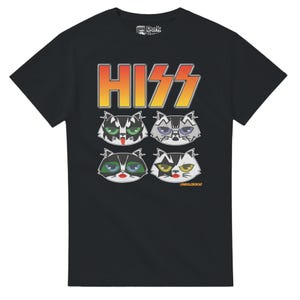 Hiss Kiss Cats T-Shirt - Free Shipping - 15% off 2 or more shirts with code SAVE15