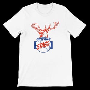 Chicago Stags T-shirt – Vintage basketlagströja | Klassisk Throwback-tröja