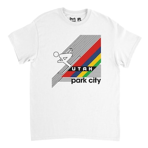 Retro Park City Ski Resort Utah Tourist Travel Souvenir T-Shirt - 15% off 2 or more shirts code SAVE15 - Free Shipping