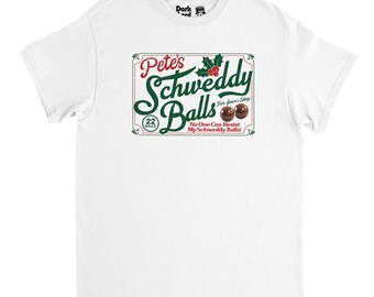 Schweddy Balls Tee: SNL Delicious Dish Christmas Shirt (Unisex Sizes)