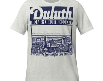 Retro Duluth Minnesota T-Shirt - 'The Air-Conditioned City' Graphic