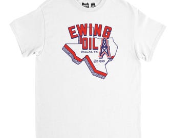 Retro Ewing Oil Co. T-Shirt: Dallas TV Show Inspired Design