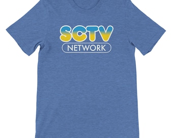 Second City Comedy T-Shirt, Retro SCTV Logo (Unisex Sizes)