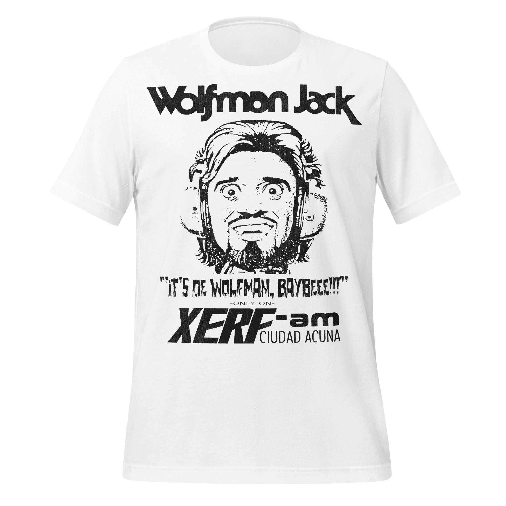 Wolfman Jack Retro Radio T-shirt (XERF-AM, 100% Cotton) - Etsy Canada