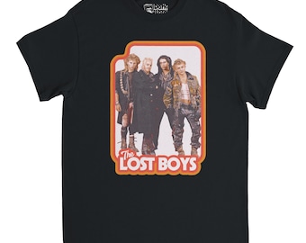 Lost Boys vampyr-t-shirt - klassisk 80-tals skräckfilmsstil
