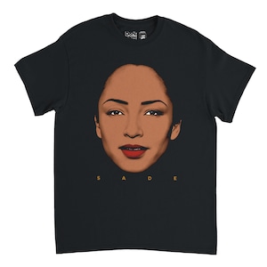 Retro Sade Adu 80s Singer Songwriter T-Shirt - Free Shipping - 15% off 2 or more items with code SAVE15