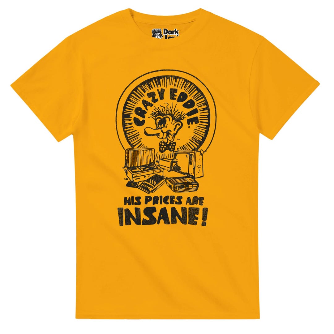 Crazy Eddie T-shirt - Classic Logo, Soft Cotton - Etsy