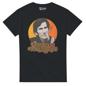 Townes Van Zandt T-Shirt - Kostenloser Versand - 15% Rabatt auf 2 oder mehr Shirts mit dem Code SAVE15