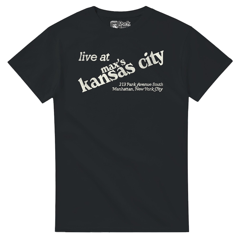 Live At Max's Kansas City T-Shirt - Vintage Punk Rock Style image 1