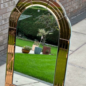 Portrait art deco mirror