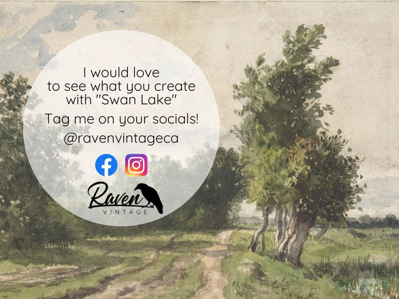 Swan Lake Junk Journal Printable - Etsy