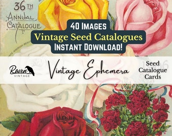 Seed Catalogues | Vintage Ephemera Printable