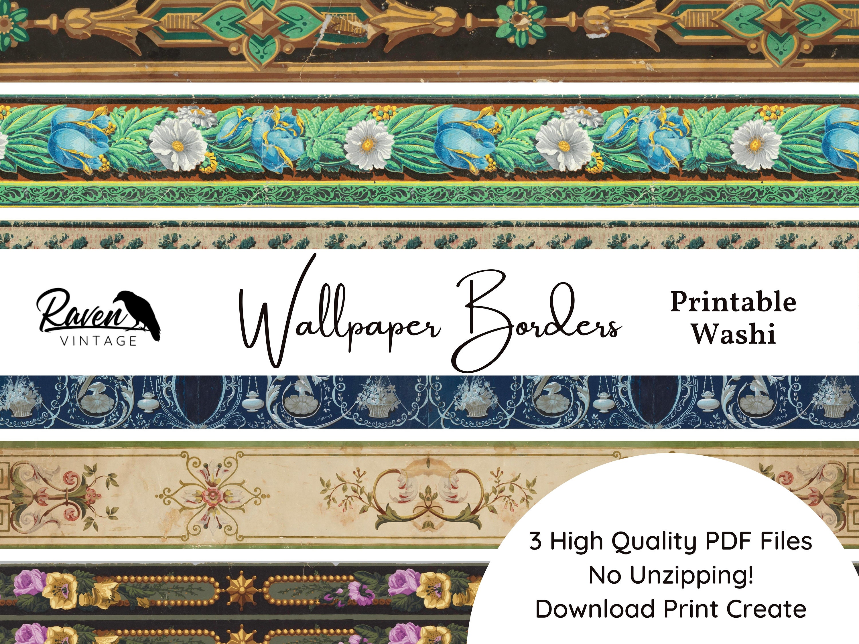 Wallpaper Border - Etsy Wallpaper Border - Etsy