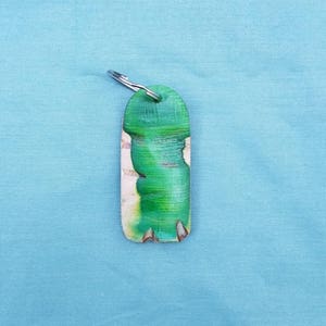 Recycled Skateboard Keychain