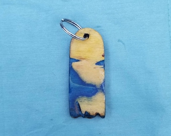 Recycled Skateboard Keychains